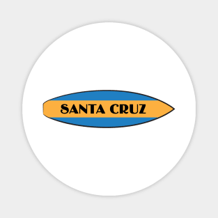 Surf City Santa Cruz Logo Simple Surf Board Lite Magnet